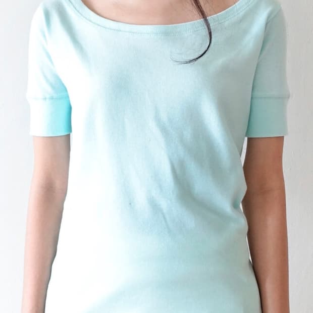 샵페어리 rib half top (mint)