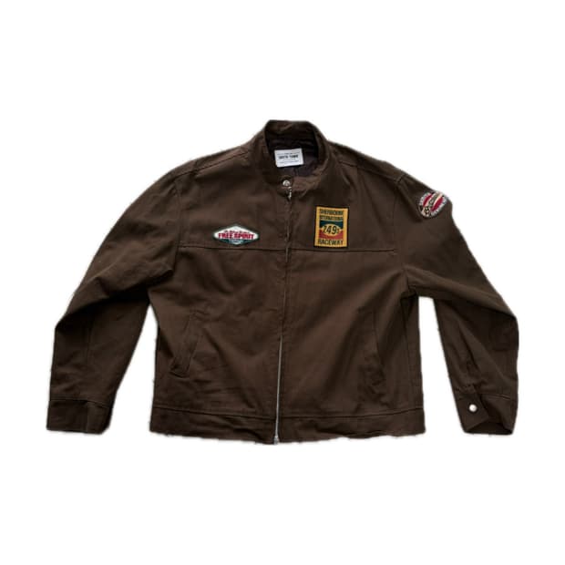 빈티지 브라운 코튼자켓