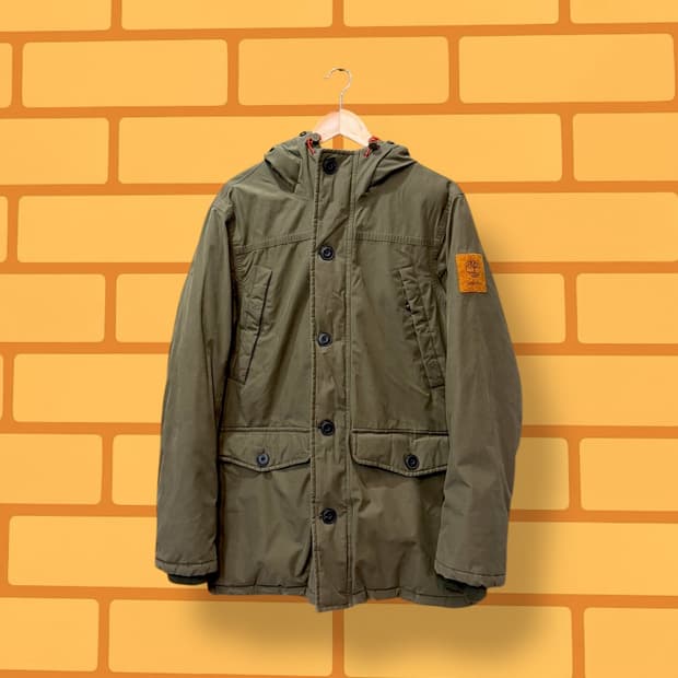 팀버랜드 올리브 워터프루프 다운 자켓 (XL)