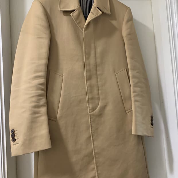 톰브라운 / 베이지 매킨토시 맥 코트 / 0 (95~100)