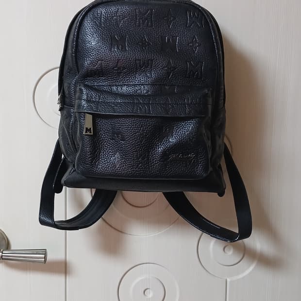 메트로시티 가죽 백팩 