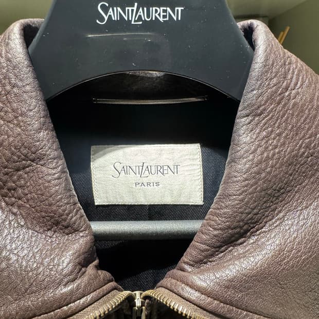 생로랑 레더 자켓 가죽자켓 작년구매