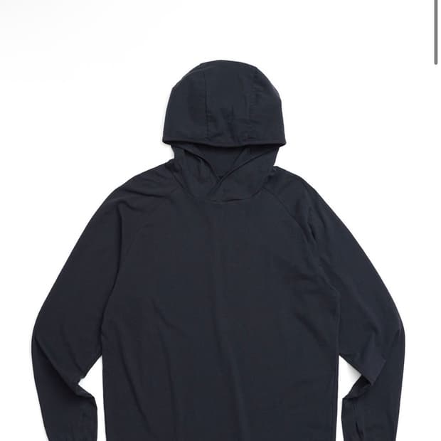 (새상품) 해칭룸 베이스 후디 블루 차콜