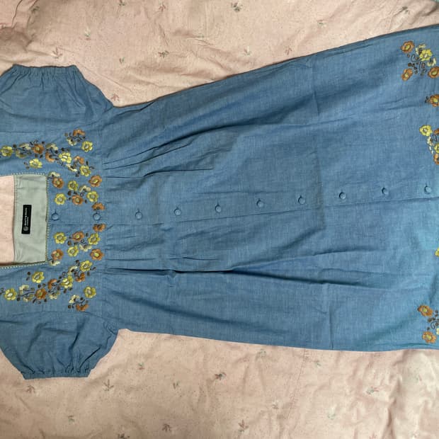 빈티지 자수원피스