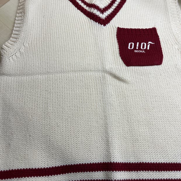 Oioi 니트 조끼
