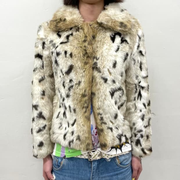  Leopard Fur Jacket