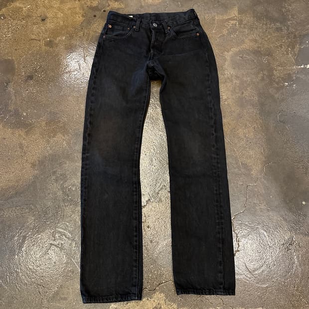 Levis 리바이스 premium 501 블랙진 W28 L32