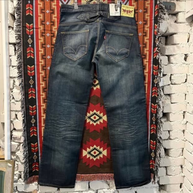 Levis 리바이스 503 루즈 핏 워시드 데님