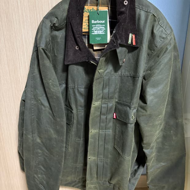 리바이스x바버 타입2 XL 판매합니다.