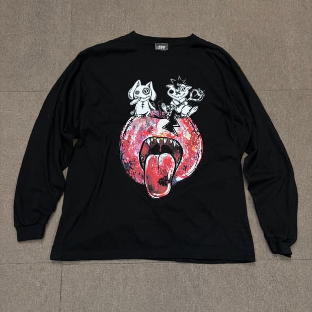 nier japan 프린팅 롱슬리브리스 