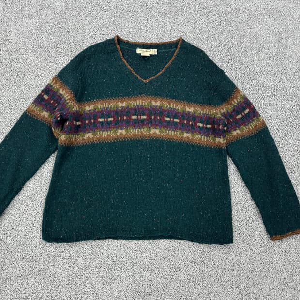 에디바우어 USA 90s 울혼방니트