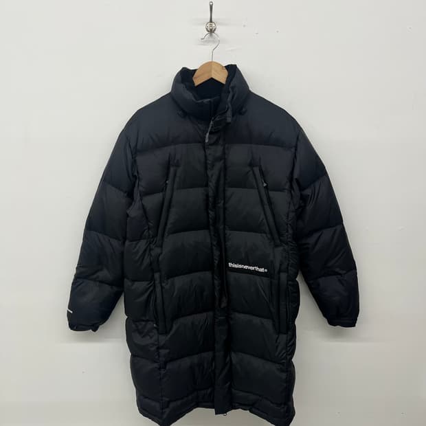 디스이즈네버댓 블랙 롱패딩 남S