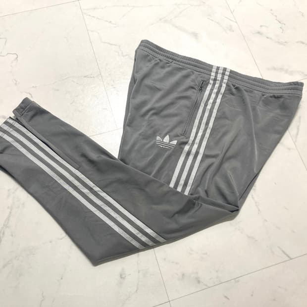 아디다스 미국판 파이어버드 삼선 트랙팬츠 그레이 36-38 L