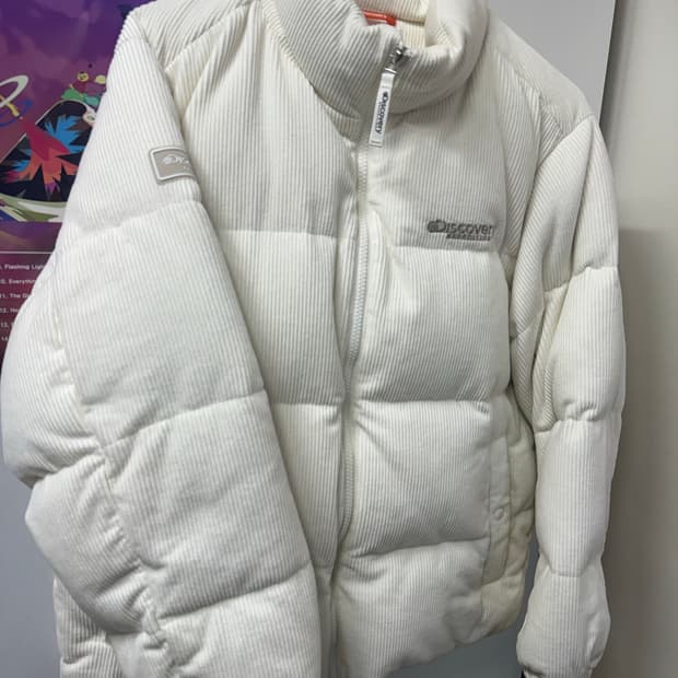 Discovery 디스커버리 코듀로이 패딩 S