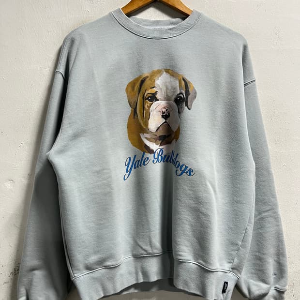 100 YALE 루즈핏 스웻 맨투맨 정품