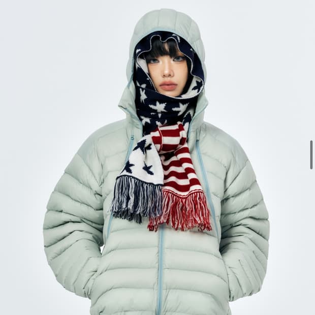 스키즘 인듀싱 경량패딩 그린