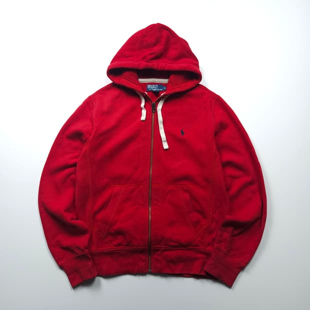 폴로 랄프로렌 포니 써멀 미니멀 후드 집업 (M)