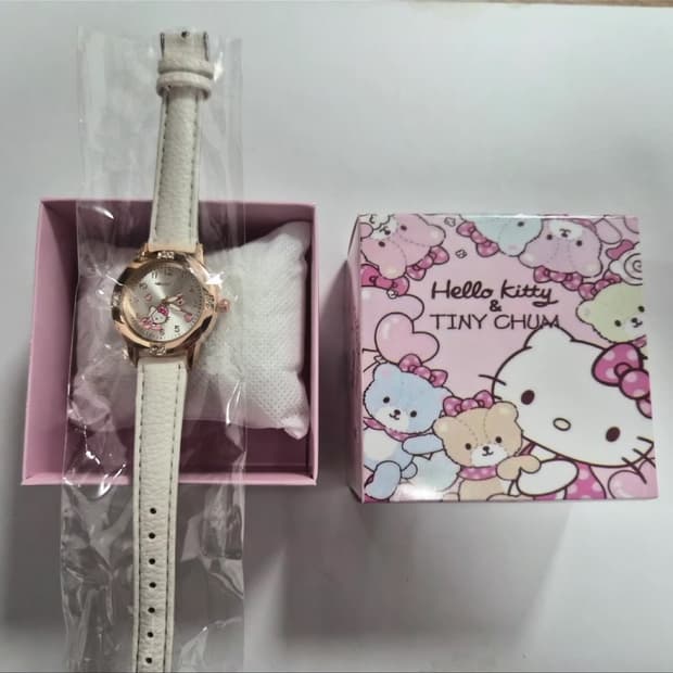 헬로키티 타이니챰 손목시계 새상품
