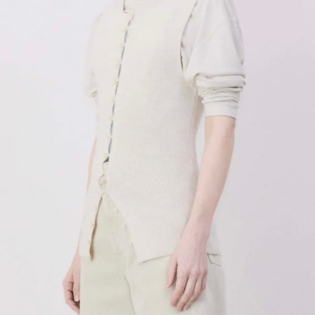 Lemaire Sleeveless Fitted Gardigan