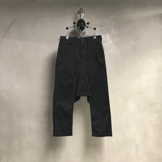 꼼데가르송 간류 블랙 팬츠 S