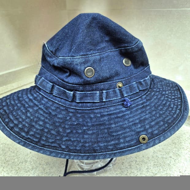 인디고 블루 데님 버킷햇