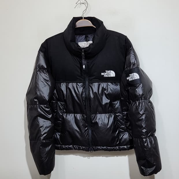 (L) 노스페이스 거위털 패딩점퍼 블랙 구스다운 자켓 