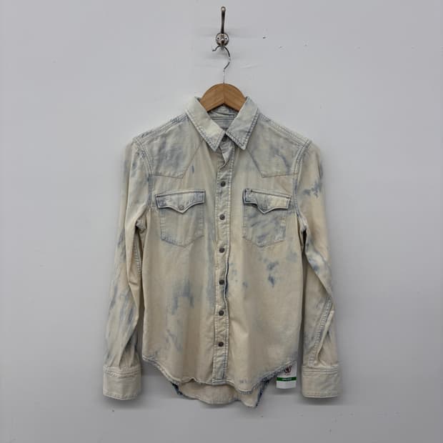 폴로 데님 워싱 셔츠 여m