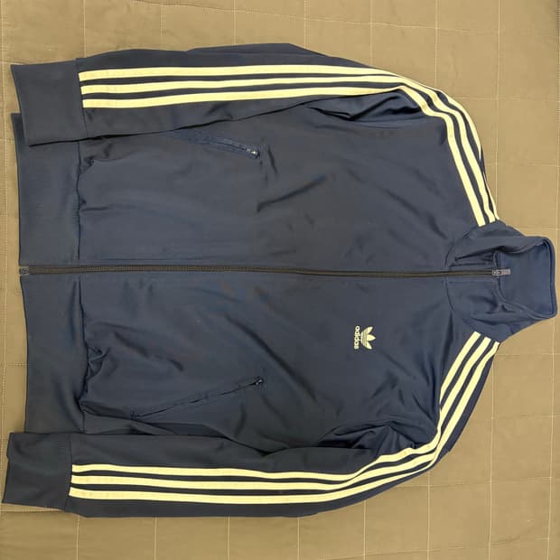 아디다스 네이비 트랙탑 M