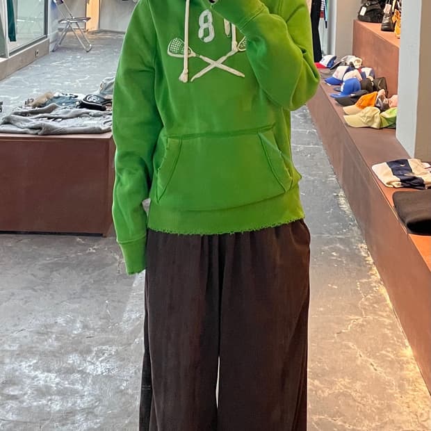 아베크롬비 스펠아웃 그린 후드티 H927