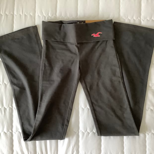 홀리스터 폴드오버 스웻팬츠 레깅스