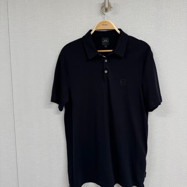 아르마니 익스체인지 카라 반팔 티셔츠