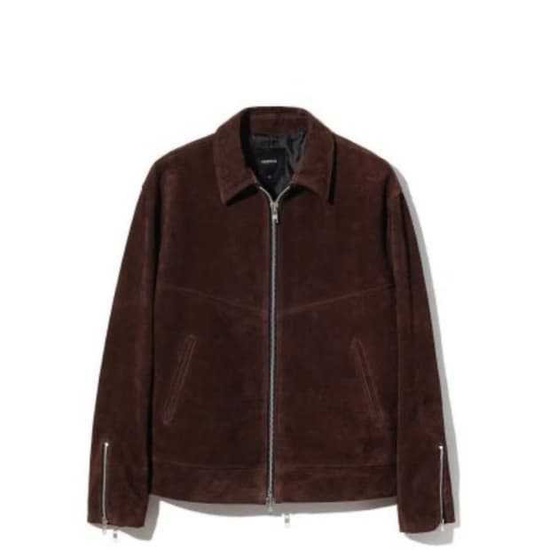 앤드로스 브라운 스웨이드 자켓