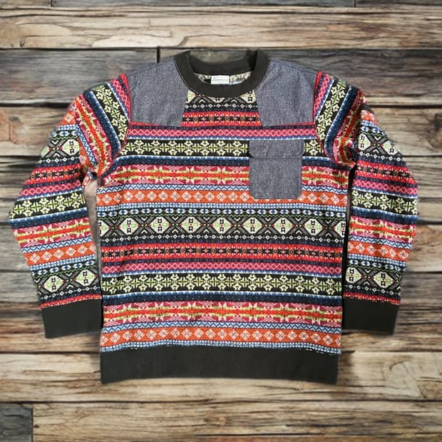 컬럼비아 페어아일 패턴 니트