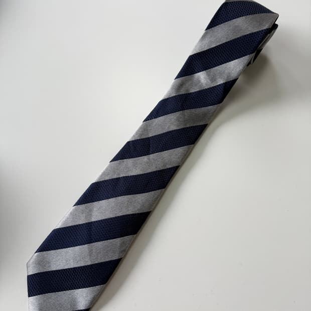 빈티지 실크 넥타이 7cm