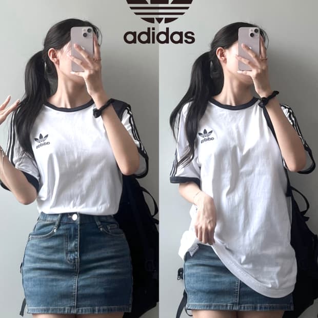 아디다스 반팔티