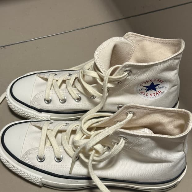 컨버스 올스타 하이 화이트 235