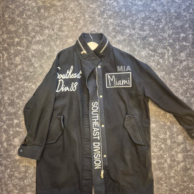 #NBA 마이애미 히트 블랙 야상 자켓 - S #남여공용