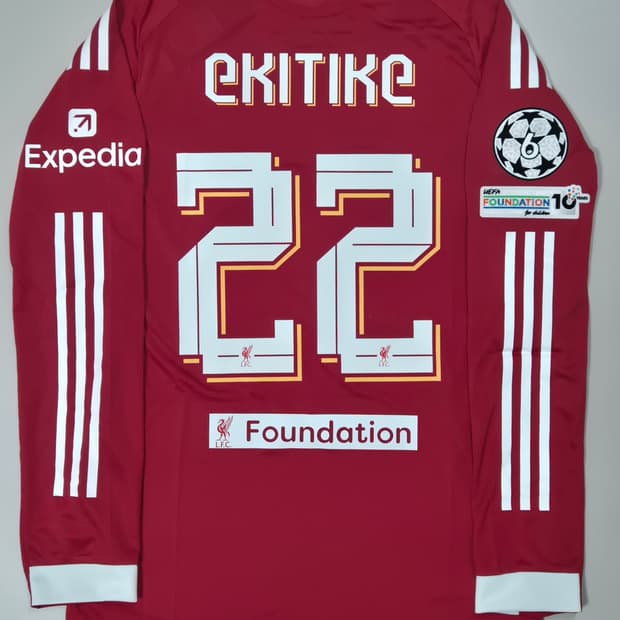 25-26 리버풀 홈 에키티케 긴팔 유니폼 XL사이즈