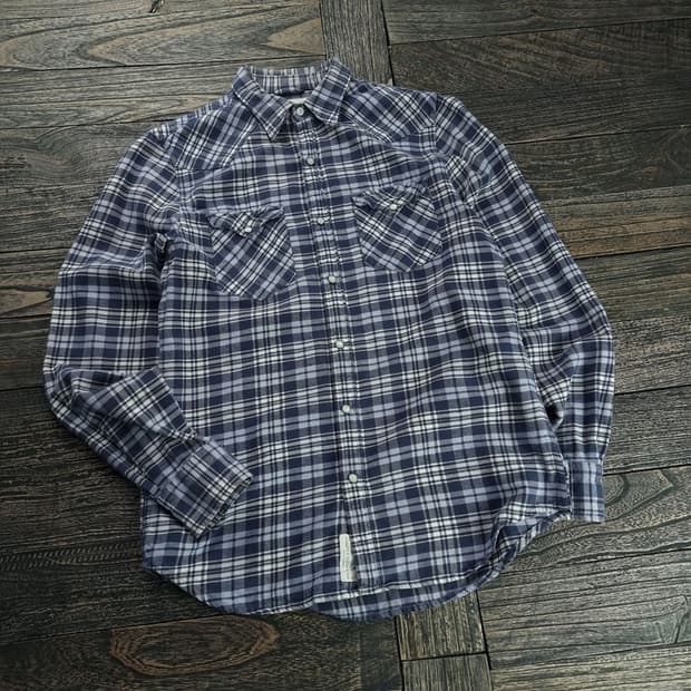 [데님앤서플라이] 빈티지 체크 웨스턴 셔츠 P01395