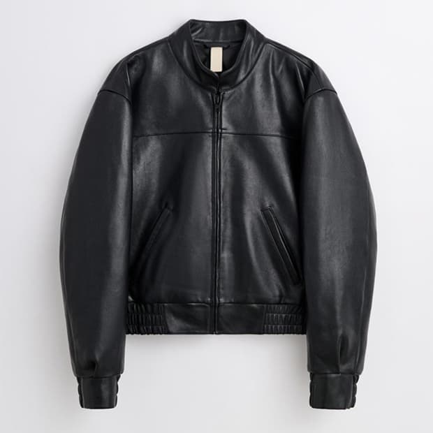 [48] sunflower leather polo biker