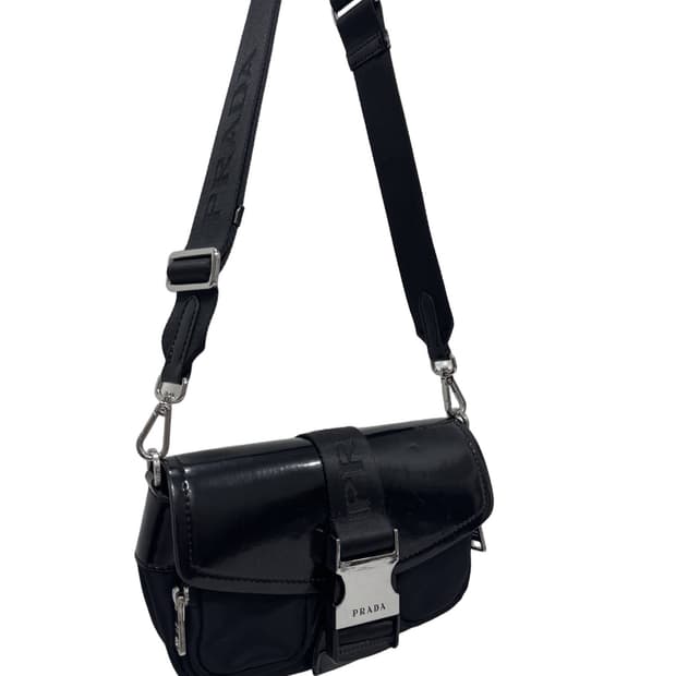 PRADA Pocket Nylon & Brushed Bag