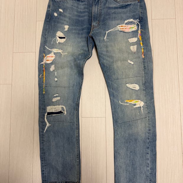 Levis 505 오렌지탭 데님 팬츠 34