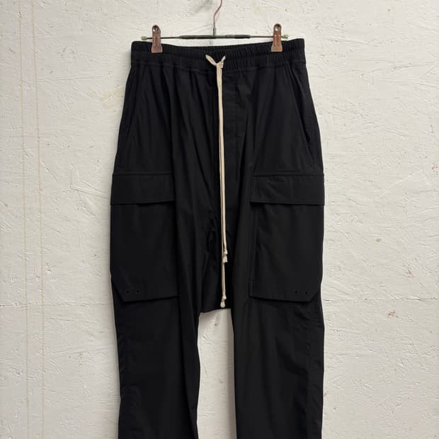 릭오웬스 블랙 배기 dirt s/s 18 size 46