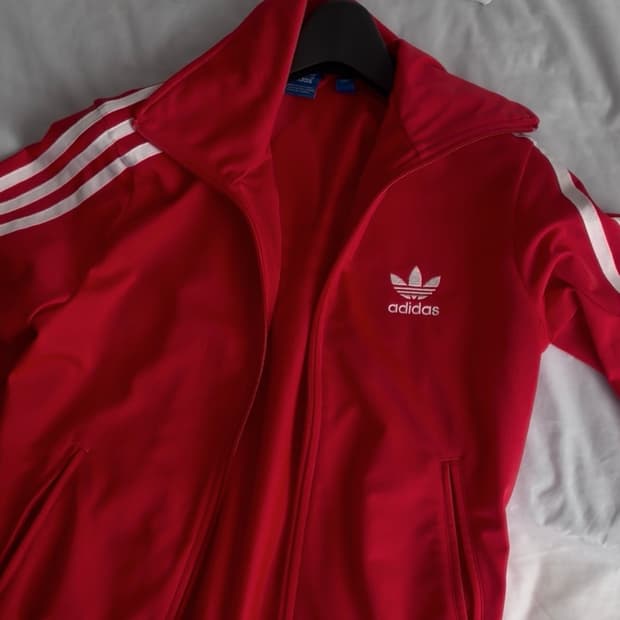 아디다스 져지 레드져지 빈티지 빨강