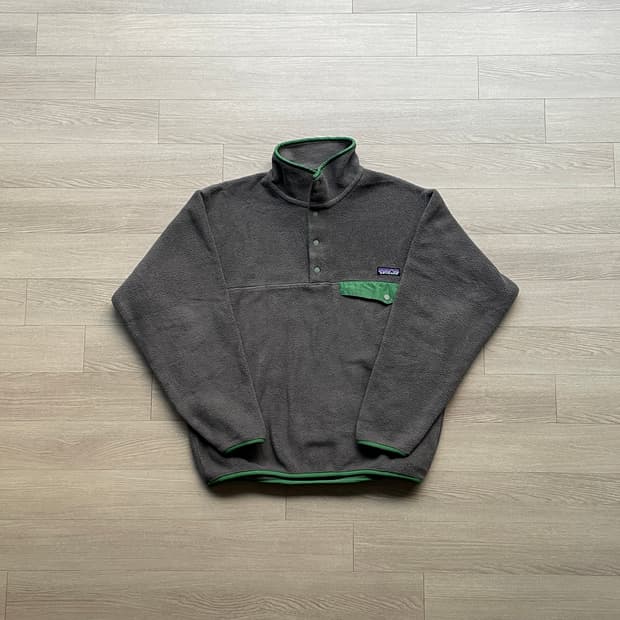 파타고니아 신칠라 그레이 그린 rare patagonia 빈티지