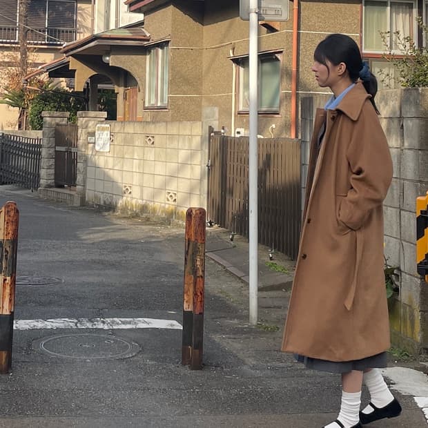 라퍼지우먼 롱코트