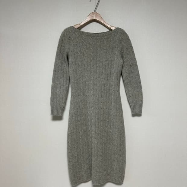 랄프로렌  캐시미어100 보트넥 원피스