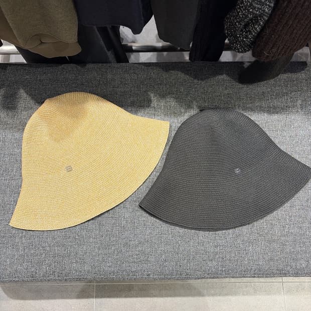 (정품/새상품) TOTEME 토템 여성 우븐 페이퍼 스트로 버킷햇 2컬러