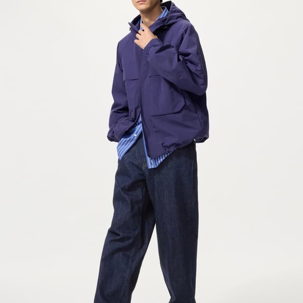 유니클로 와이드스트레이트진