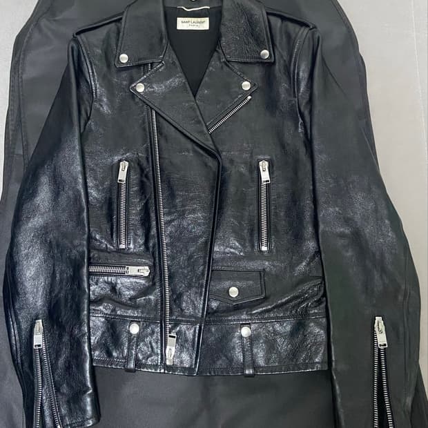생로랑 17fw L01 46 라이더 가죽 자켓